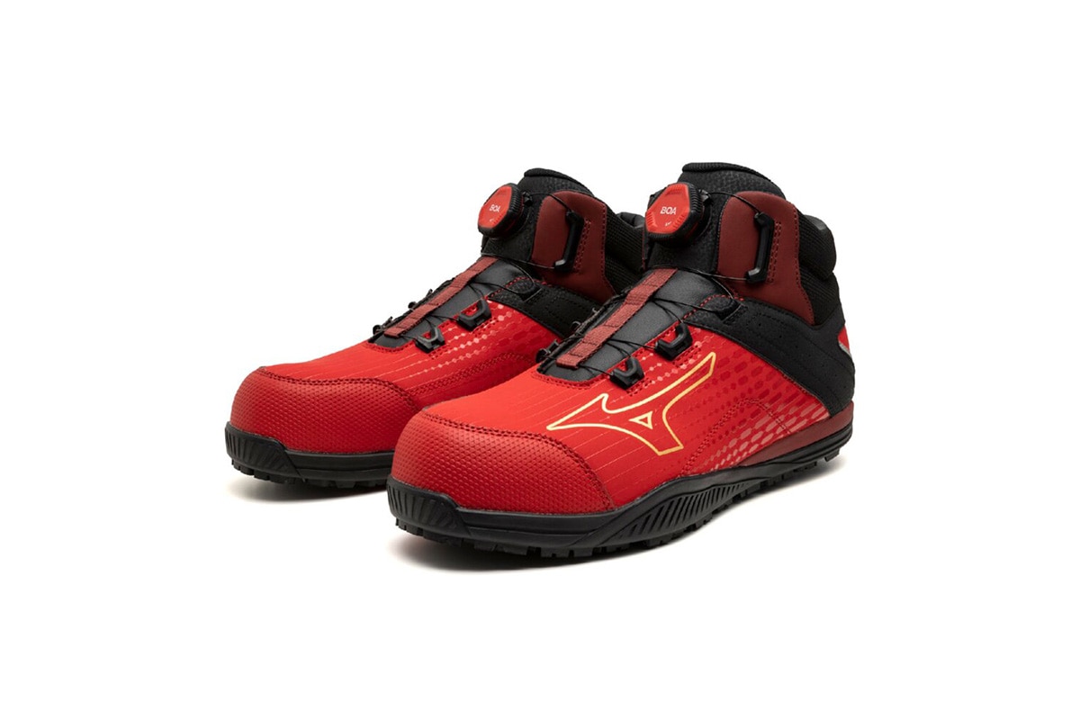 ミズノ　オールマイティ　TDII　81H　BOA　レッド×ゴールド×ブラック