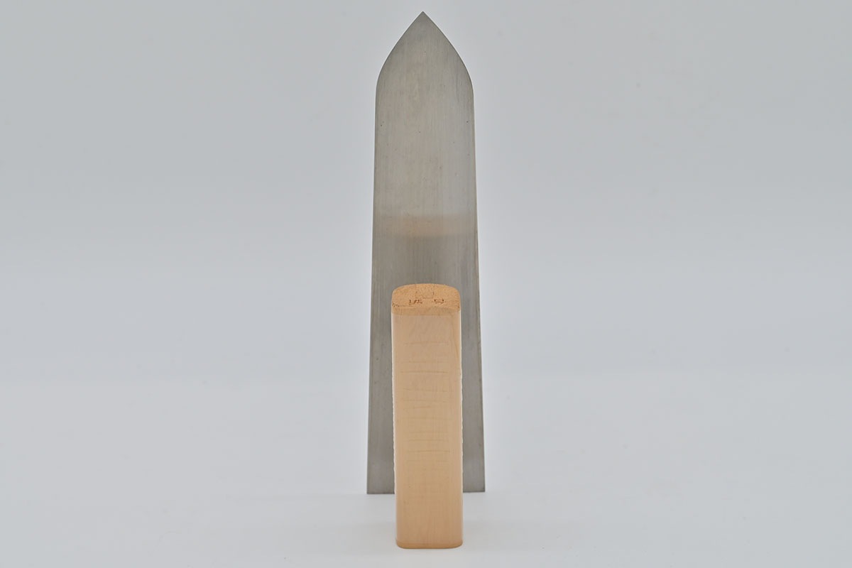 上印　波取鏝白角柄　190mm
