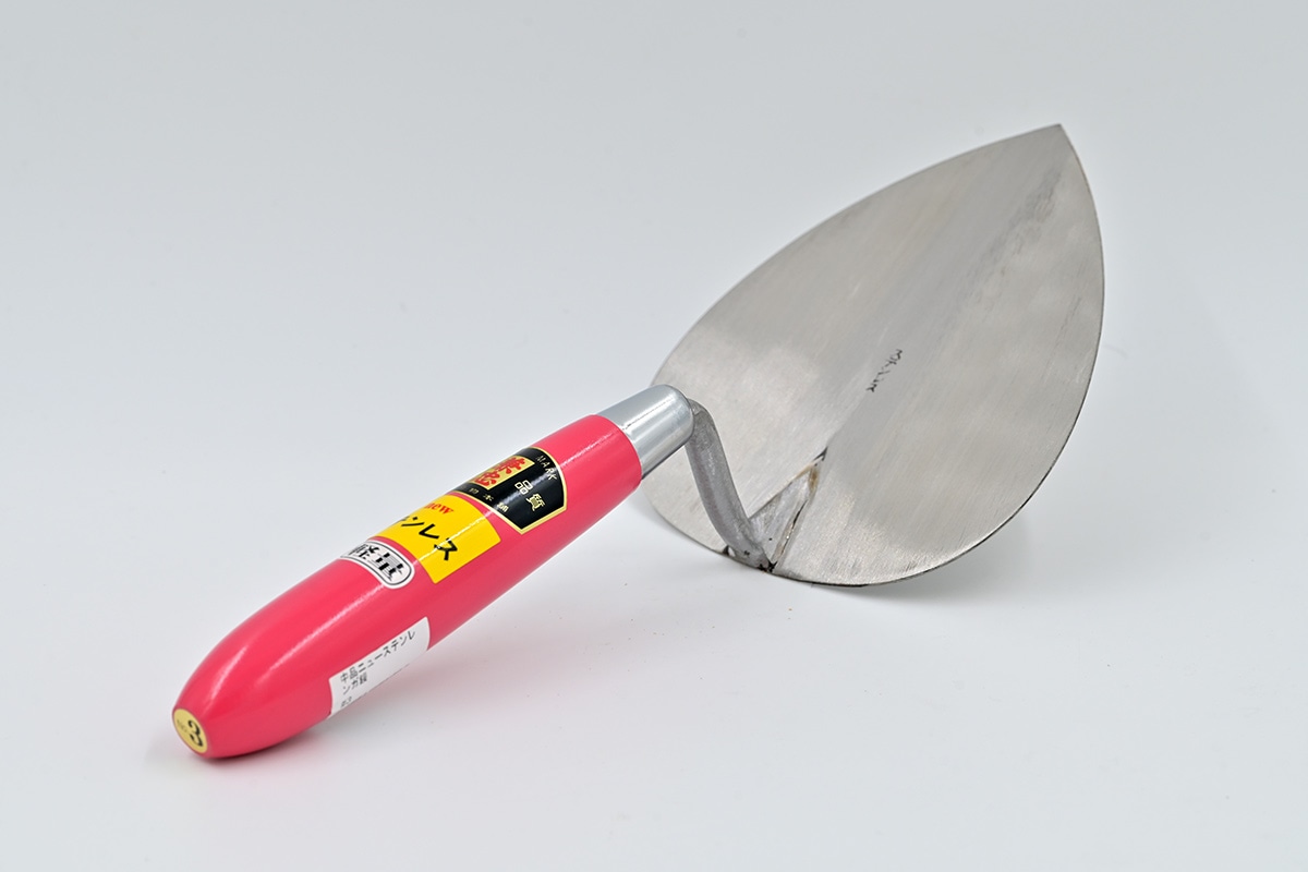 レンです 兼忠 ステン レンガ鏝(中級) | レンガ鏝 | 道具堂.com