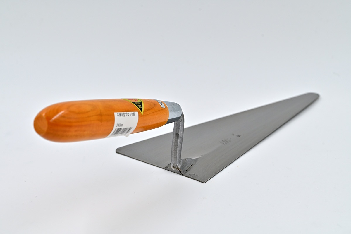 こて 鏝 ブロック鏝 本焼 特級品 忠 本焼 ブロック鏝 半型 | ブロック鏝 | 道具堂.com