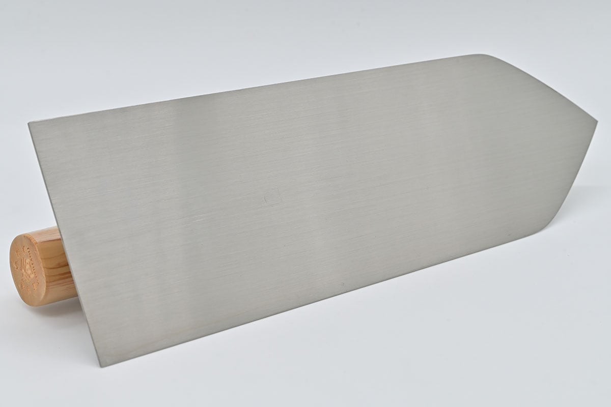 左官　鏝　山西　黒磨　極薄打 山西 正鋼荒中兼用鏝 別製薄打 黒磨 300mm | 左官道具