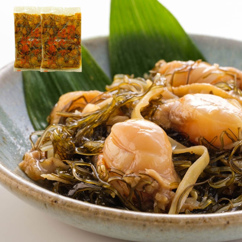 ほたて松前漬け 400ｇ×2袋セット
