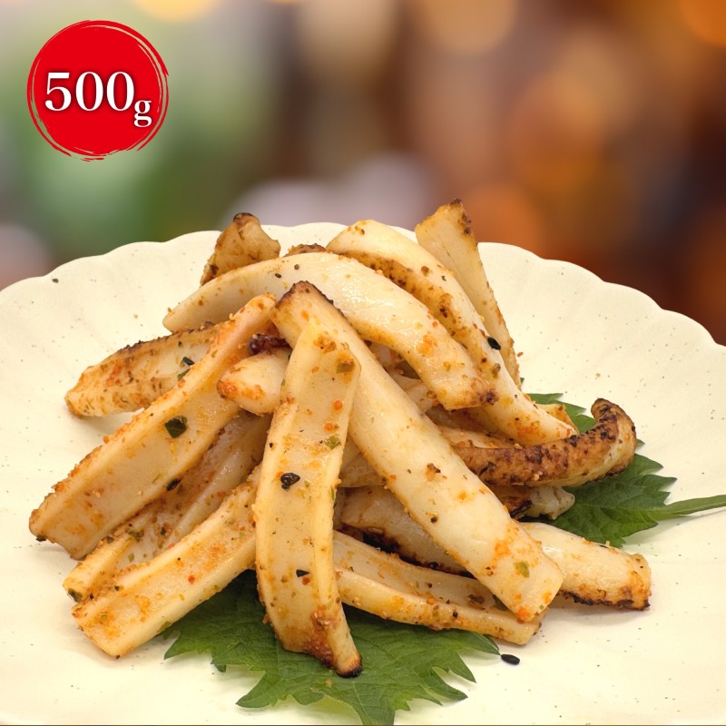 皮なし網焼きいか食べ比べセット（醤油味・ピリ辛味）各500g