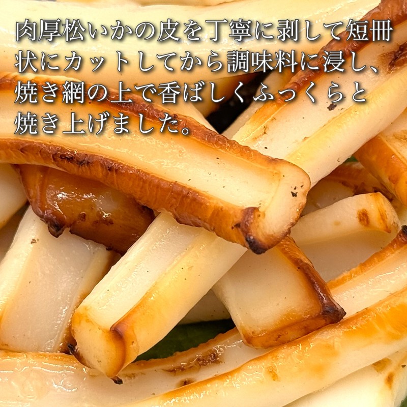皮なし網焼きいか食べ比べセット（醤油味・ピリ辛味）各500g