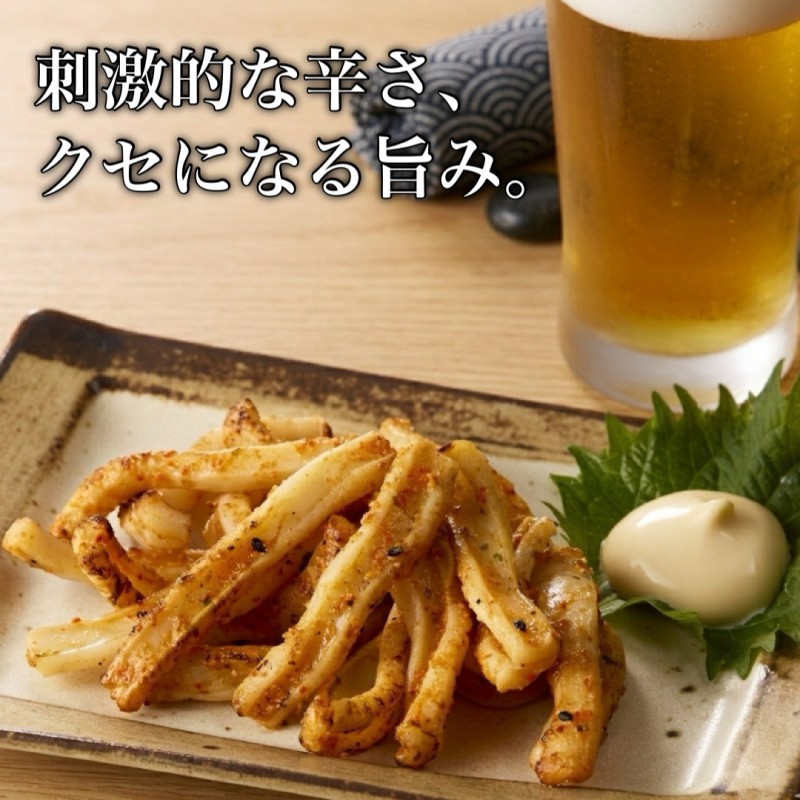 皮なし網焼きいか食べ比べセット（醤油味・ピリ辛味）各500g