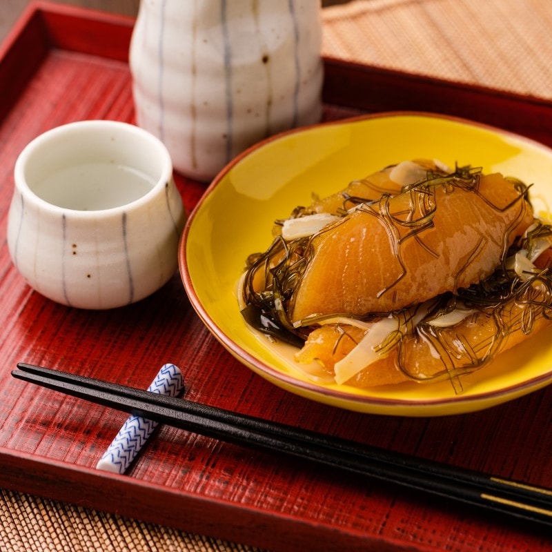 松前漬け食べ比べセット(ほたて・数の子黒造り各300g)