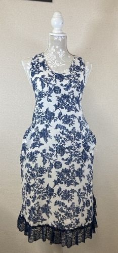 アネモネフラワープリント エプロン