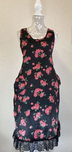 【未使用】ドールハウスエプロン 薔薇柄 エプロン | ドールハウス本店