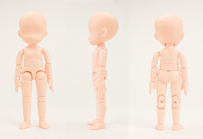 送料無料 OB11 オビツ11cmボディ マットホワイティ 磁石つき