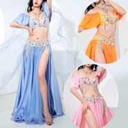 ⭐︎ネイルチップのおまけ付き⭐︎【美品】ベリーダンス 衣装 ベリーダンス衣装｜ベリーダンス衣装専門店TOLCORE-トルコレ