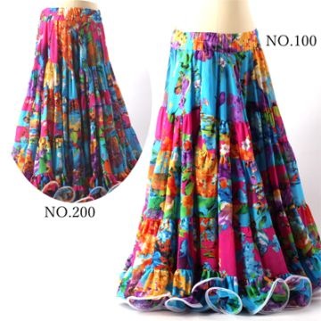 ベリーダンス 25ヤード重ね用 6層シフォン 白 美品 ベリーダンス 25ヤード