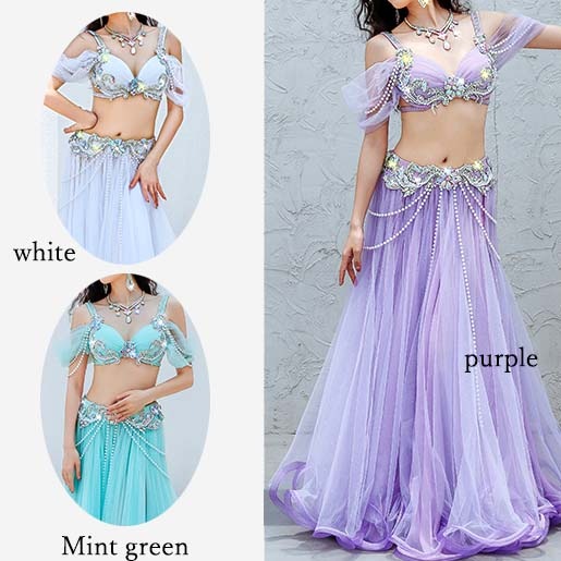 ベリーダンス衣装 3色 M～Lサイズ対応 2025年12月 品番BD-003