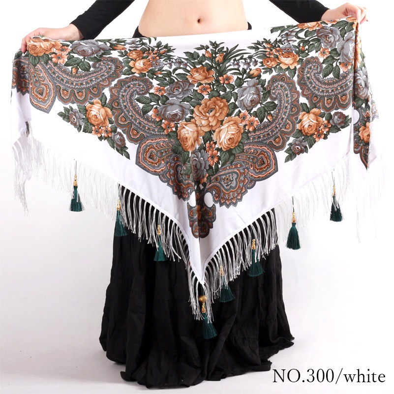 ベリーダンスジプシースカートとヒップスカーフのセット ベリーダンス衣装ヒップスカーフ綿ジプシースタイルタッセル付き