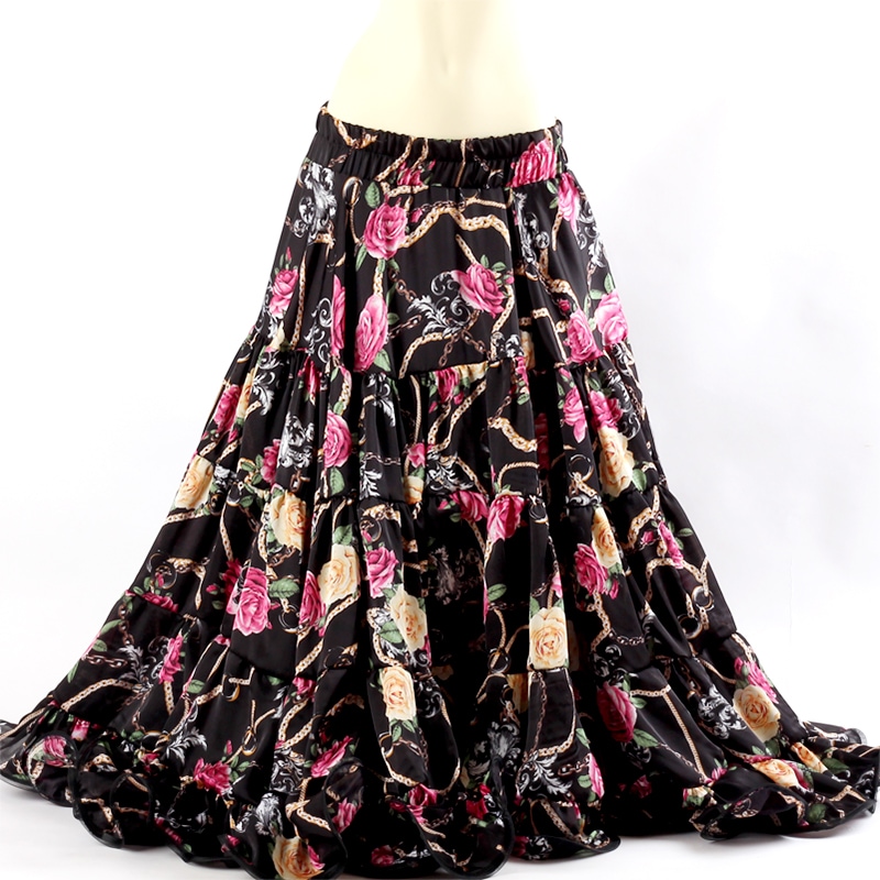 ベリーダンス 25ヤードスカート サテン生地 2025年7月YG-048 | 25