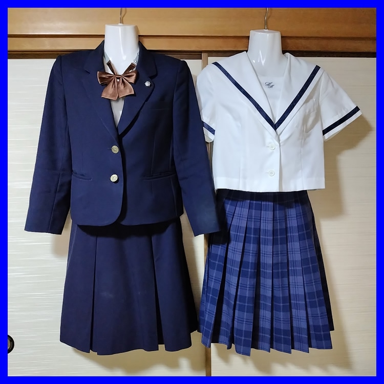 秋田和洋女子 秋田県 高校 制服一覧 秋田県 秋田令和高校 秋田和洋女子 現行制服セット サイズL 冬服夏服中間服 世界初出品