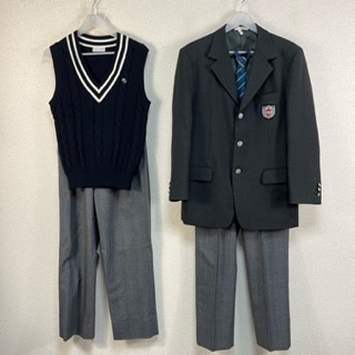 三木高校男子制服 T2192 兵庫県 三木高校 ブレザー+長袖カッターシャツ+冬服スカート+