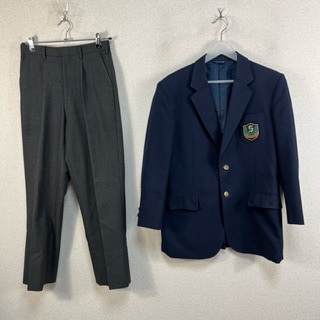 U173/S978(中古/箱)大阪府 八尾市立上之島中学校 男子制服8点