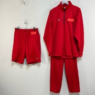 土浦工業高校制服　男子　体操服 土浦工業高校制服 男子 体操服 赤