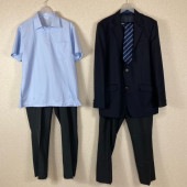 決まりました。　松戸馬橋高校制服　ブレザー　ズボン　ネクタイ 決まりました。 松戸馬橋高校制服 ブレザー ズボン ネクタイ