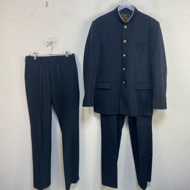 U605/S1107(中古)群馬県 高崎高校 男子制服2点 /大きめ/180A/W82