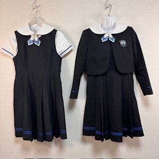 瀧野川女子学園高等学校 長袖セーラーブラウス クローバー校章刺繍 瀧野川女子学園 制服