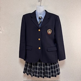 8点 岡山県 岡山県立西大寺高校 女子制服 | 高校制服 | 中古制服は