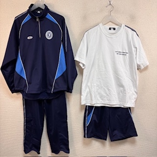 クラーク記念国際高等学校 体操服 長袖上下・半袖上下セット　L クラーク記念国際高等学校 体操服 長袖上下・半袖上下セット L