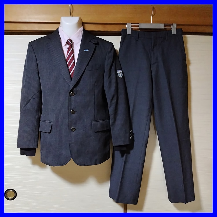 15点 京都府 東山中学校 東山高校 男子制服 鞄 【ブランド制服