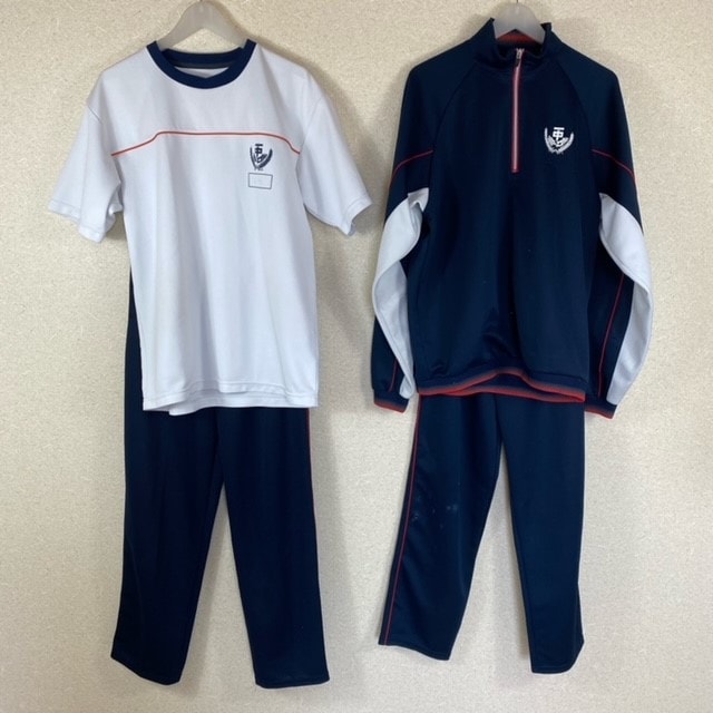 中区中学校体操服ほぼ未使用男子 中古】兵庫県 伊丹市立西中学校 男子制服 2点 (体操服 上・体操服 下