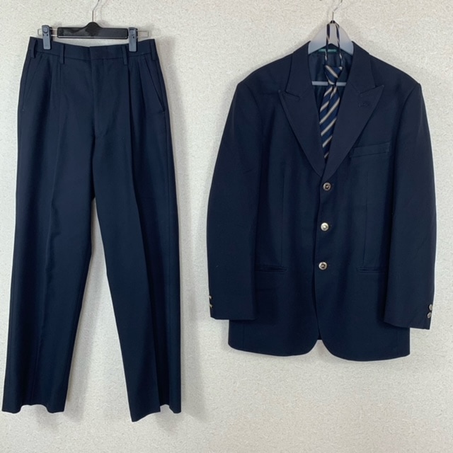 新潟市立万代高校の制服　男子用 6点 新潟県 新潟市立万代高校 男子制服 | 高校制服 | 中古制服は制服