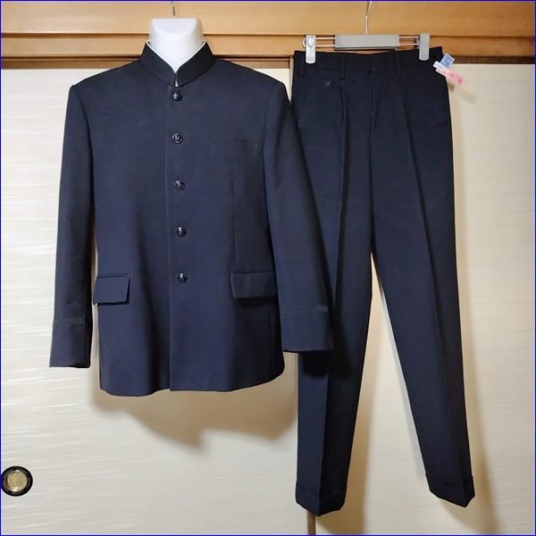 美郷中男子制服 中古】秋田県 美郷中学校 男子制服 2点 (ブレザー・ズボン) sf092634