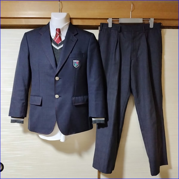 14点 兵庫県 神戸学院大学附属中学校 神戸学院大学附属高校 男子制服 