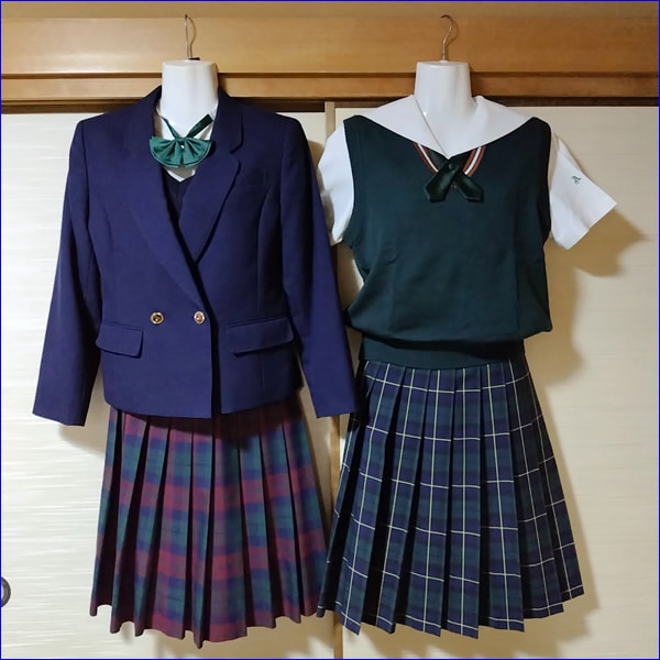 8点 秋田県 秋田市立秋田商業高校 女子制服 | 高校制服 | 中古制服は 