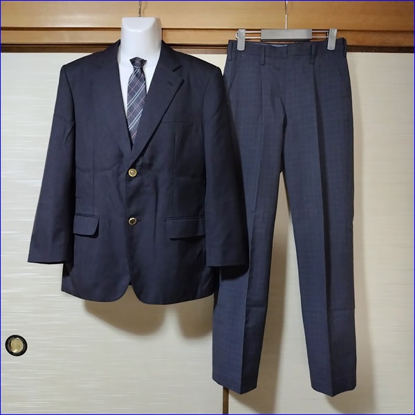 4点 東京都 足立区立新田学園中学部 男子制服 旧：足立区立新田中学校 