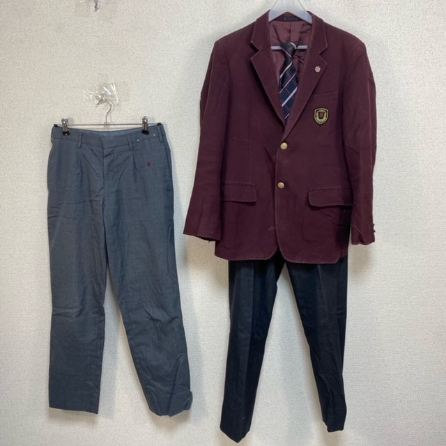 5点 茨城県 常総学院中学校 常総学院高校 男子制服 | 高校制服 | 中古 