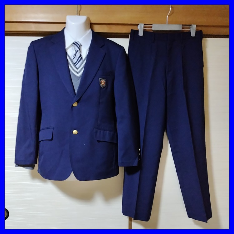 16点 岡山県 就実高校 男子制服 鞄 【ブランド制服】 | 高校制服 
