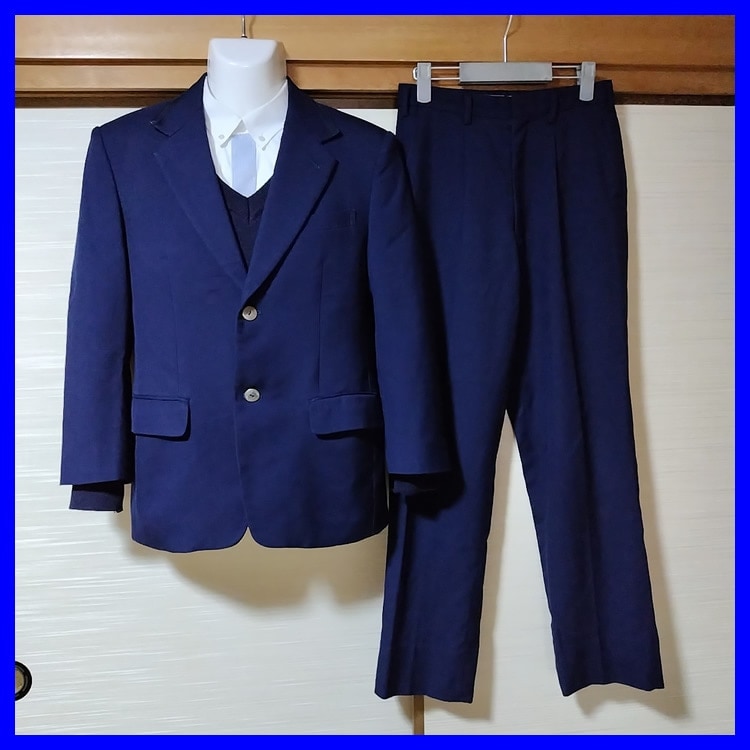 広島なぎさ中学校、なぎさ高校　男子制服セット　冬　手渡し18000円→半額以下→7200円　引っ越しのため、値下げしました。 8点 広島県 広島なぎさ中学校 広島なぎさ高校 男子制服 【ブランド制服