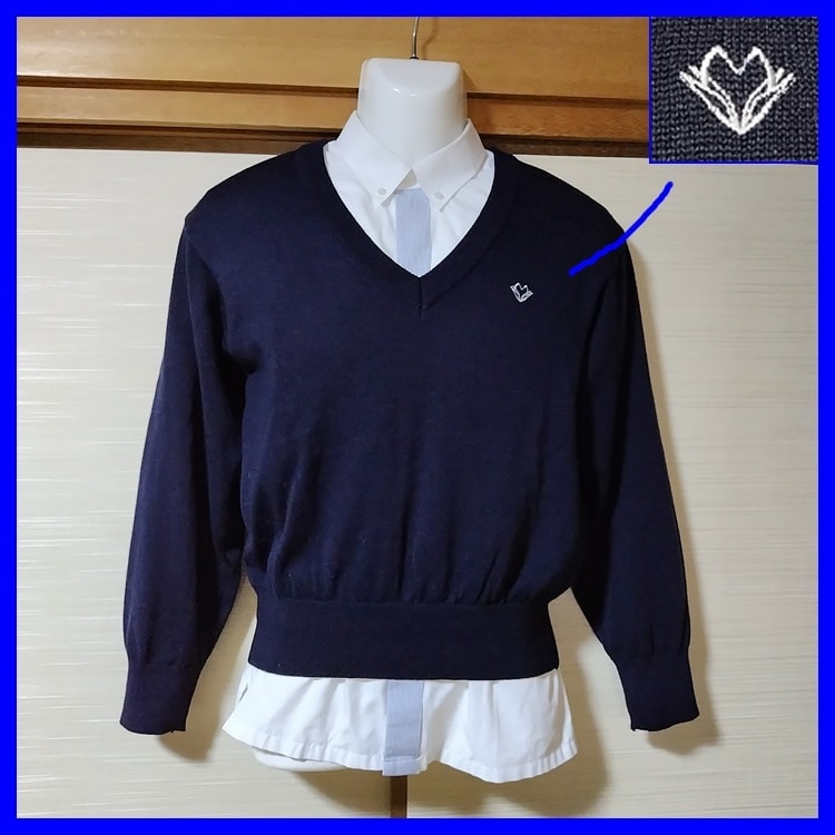 広島なぎさ中学校、なぎさ高校　男子制服セット　冬　手渡し18000円→半額以下→7200円　引っ越しのため、値下げしました。 広島なぎさ中学校、なぎさ高校男子制服冬ブレザーのみ森英恵デザイン
