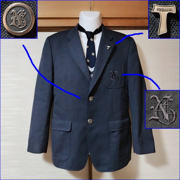 仁川学院　男子制服 5点 兵庫県 仁川学院中学校 仁川学院高校 男子制服 | 高校制服 | 中古