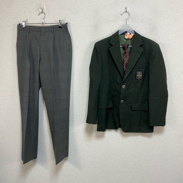 野幌中学校 男子制服 3点 北海道 江別市立野幌中学校 男子制服 | 中学校制服 | 中古制服は