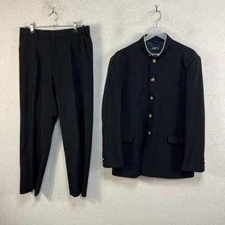 メンズ制服3点 Qoo10] 【最安値に挑戦】3点セット学生服 上下セ