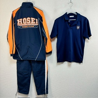 4点 東京都 法政大学高校 テニス部ユニフォーム | 高校制服 | 中古