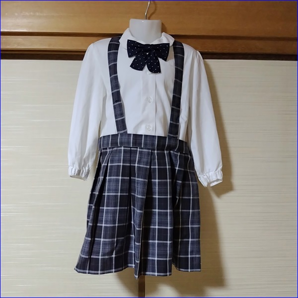 9点 千葉県 千葉白菊幼稚園 女子制服 【ブランド制服】 現：幼保連携型 