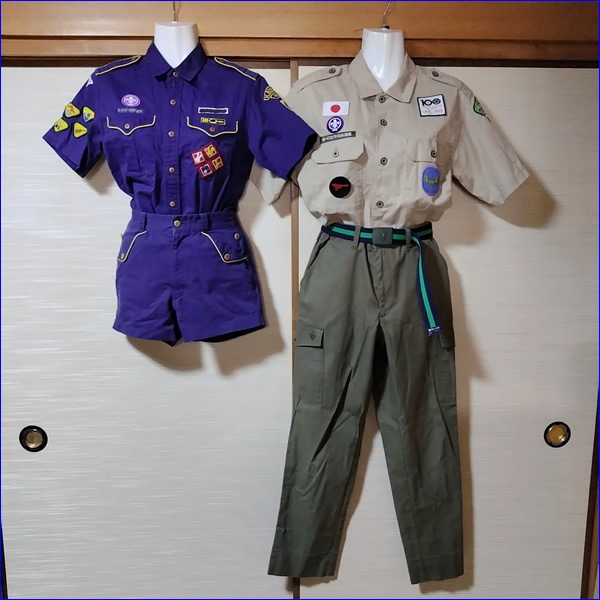 ボーイスカウト　カブ　制服セット カブスカウト制服セット(半袖シャツ 半ズボン 帽子 Tシャツ スカーフ