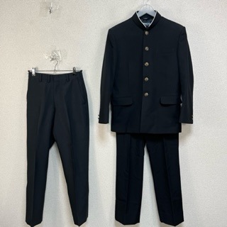 新品 学ラン】柏市 第四 中学 黒 制服上下 新品