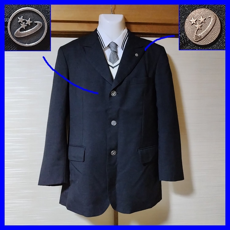 【中古制服一式＋カバン】福山市立銀河学院高等学校 男子制服一式 10点 広島県 銀河学院中学校 銀河学院高校 男子制服 鞄 | 高校制服