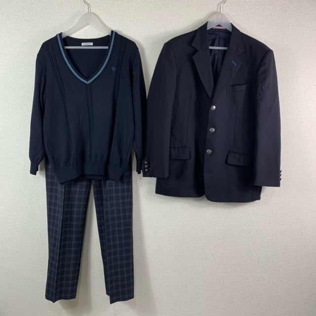 札幌手稲高校 男子制服 ブレザー　スラックス　175 札幌手稲高校 男子制服 ブレザースラックス175 (emy) 手稲の服