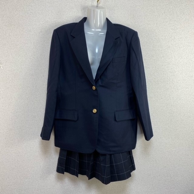 A585/S1073(中古/箱)東京都 港区立白金の丘中学校 女子制服8点