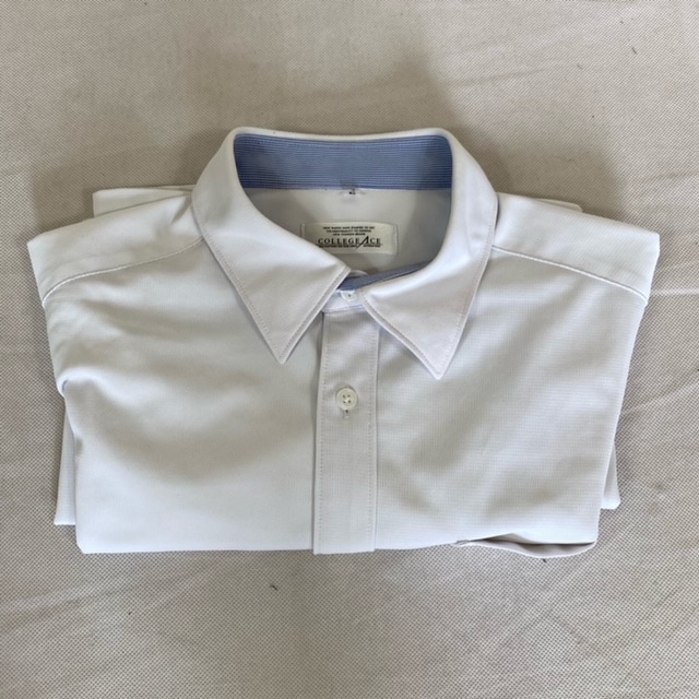 三重県立四日市高等学校　制服中古　男子用 中古】三重県 四日市高等学校 男子制服 4点 (ブレザー・シャツ・ズボン