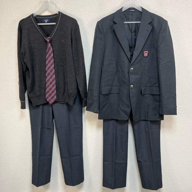 京都大谷高校の男子 制服ブレザー 等 一式
